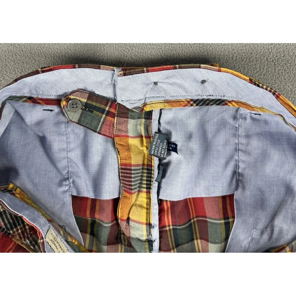 Polo Ralph Lauren Shorts Mens 34 Red Yellow Authentic Indian Madras Plaid NWOT